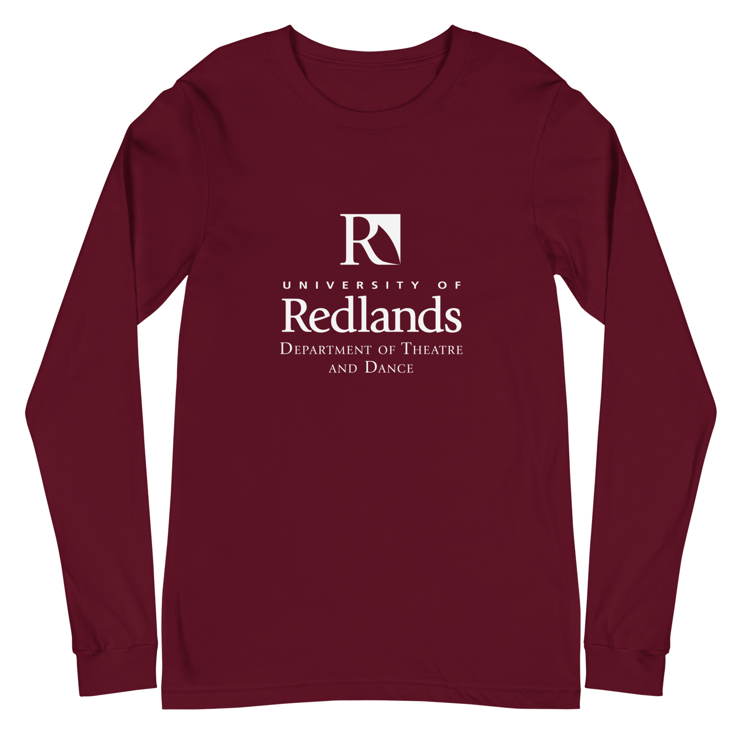 Redlands Department of Theatre and Dance Unisex Long Sleeve Tee