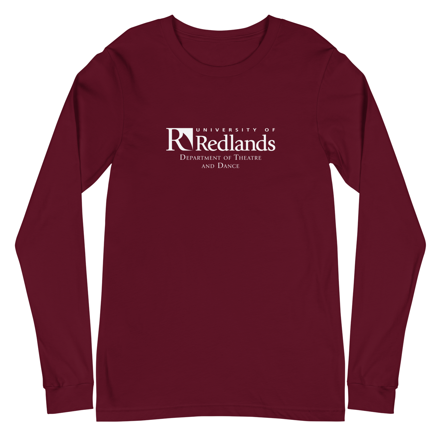Redlands Department of Theatre and Dance Unisex Long Sleeve Tee