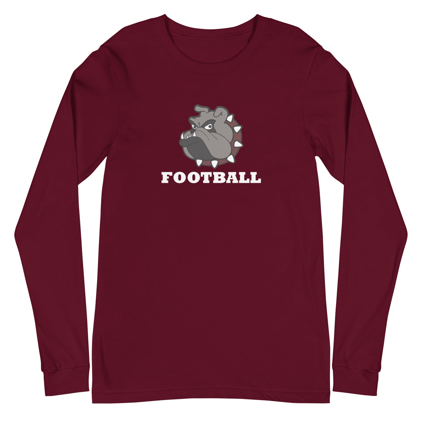 Bulldogs Football Unisex Long Sleeve Tee