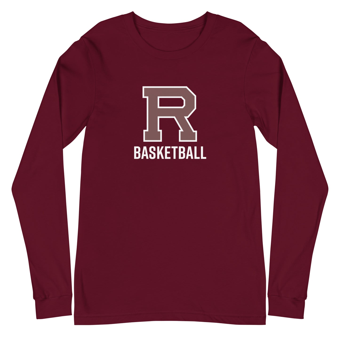 R Basketball Unisex Long Sleeve Tee