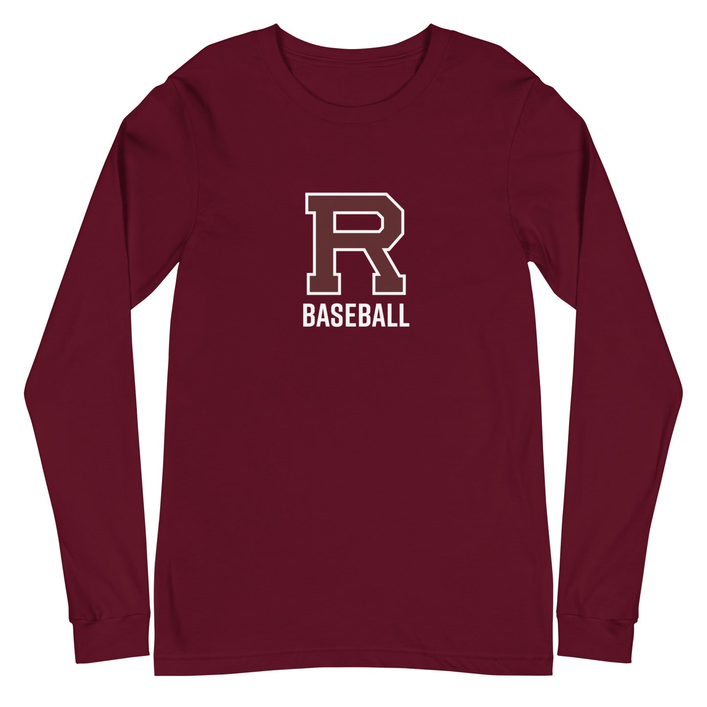 R Baseball Unisex Long Sleeve Tee