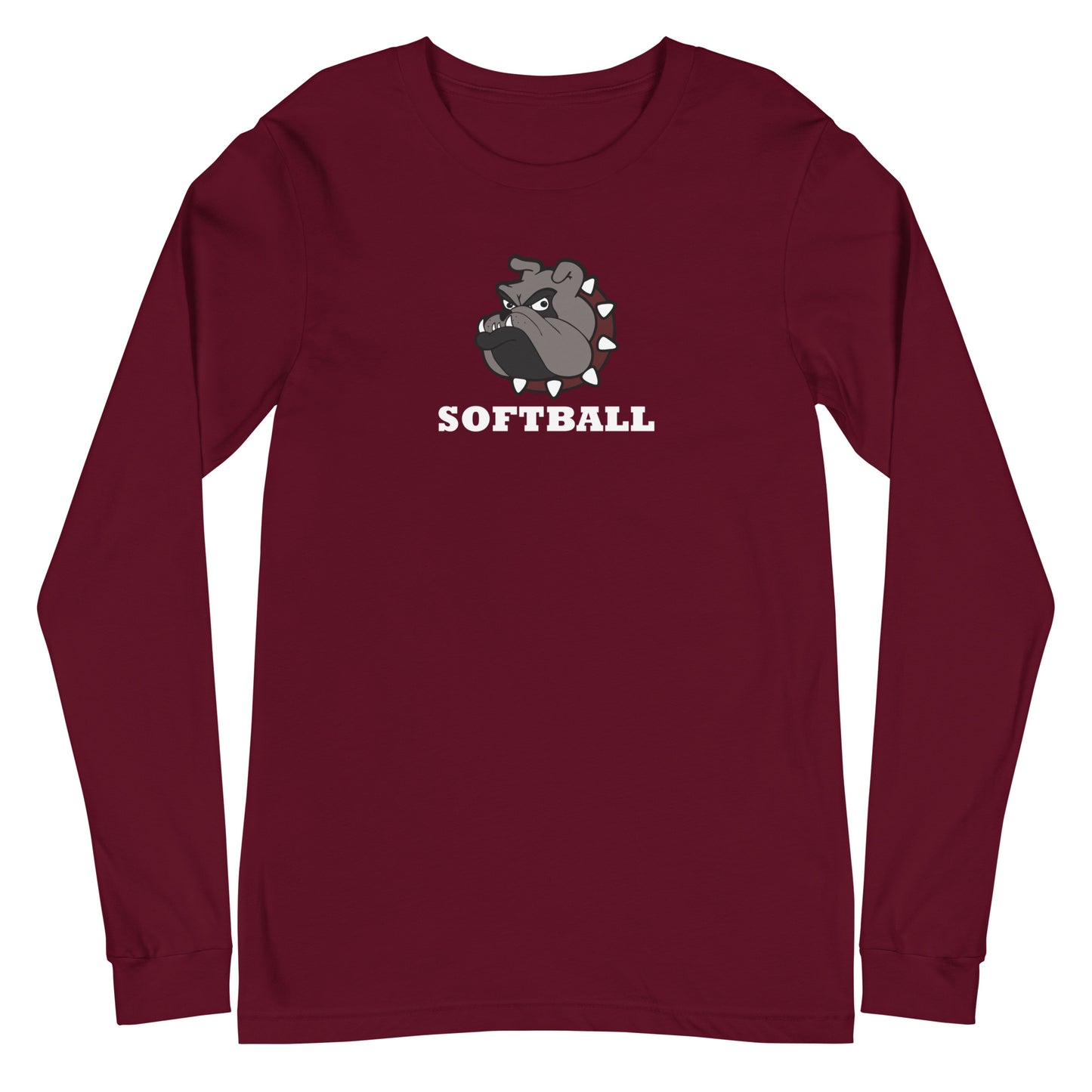 Bulldogs Softball Unisex Long Sleeve Tee