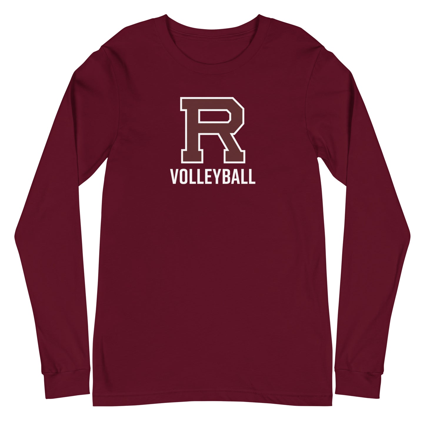 R Volleyball Unisex Long Sleeve Tee