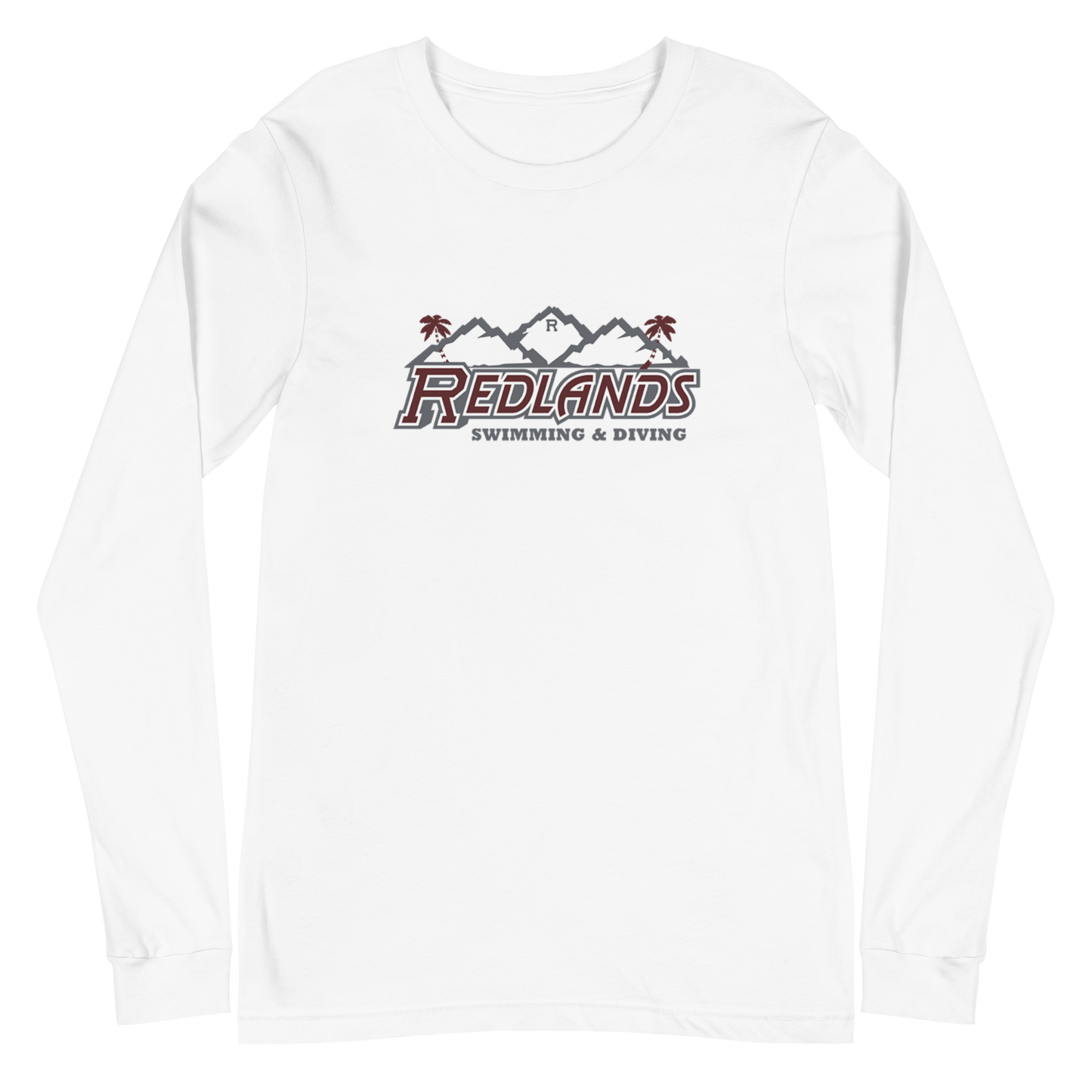 Redlands Swimming and Diving Unisex Long Sleeve Tee