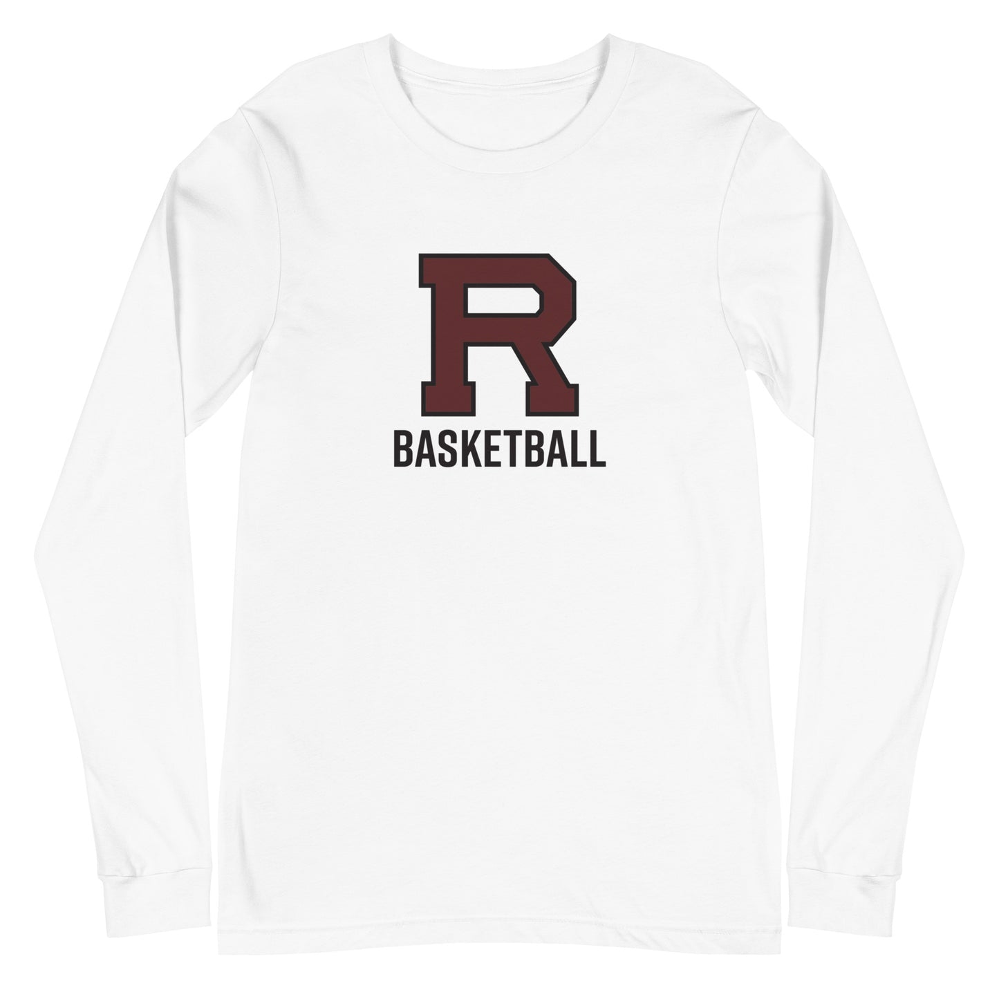 R Basketball Unisex Long Sleeve Tee