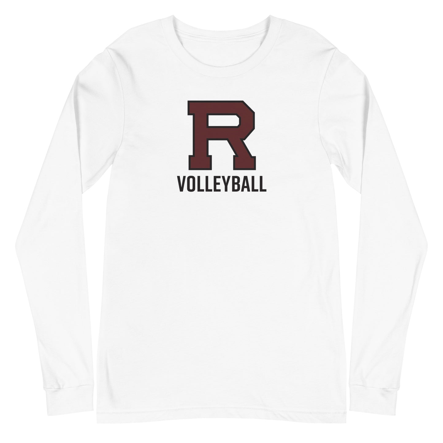 R Volleyball Unisex Long Sleeve Tee