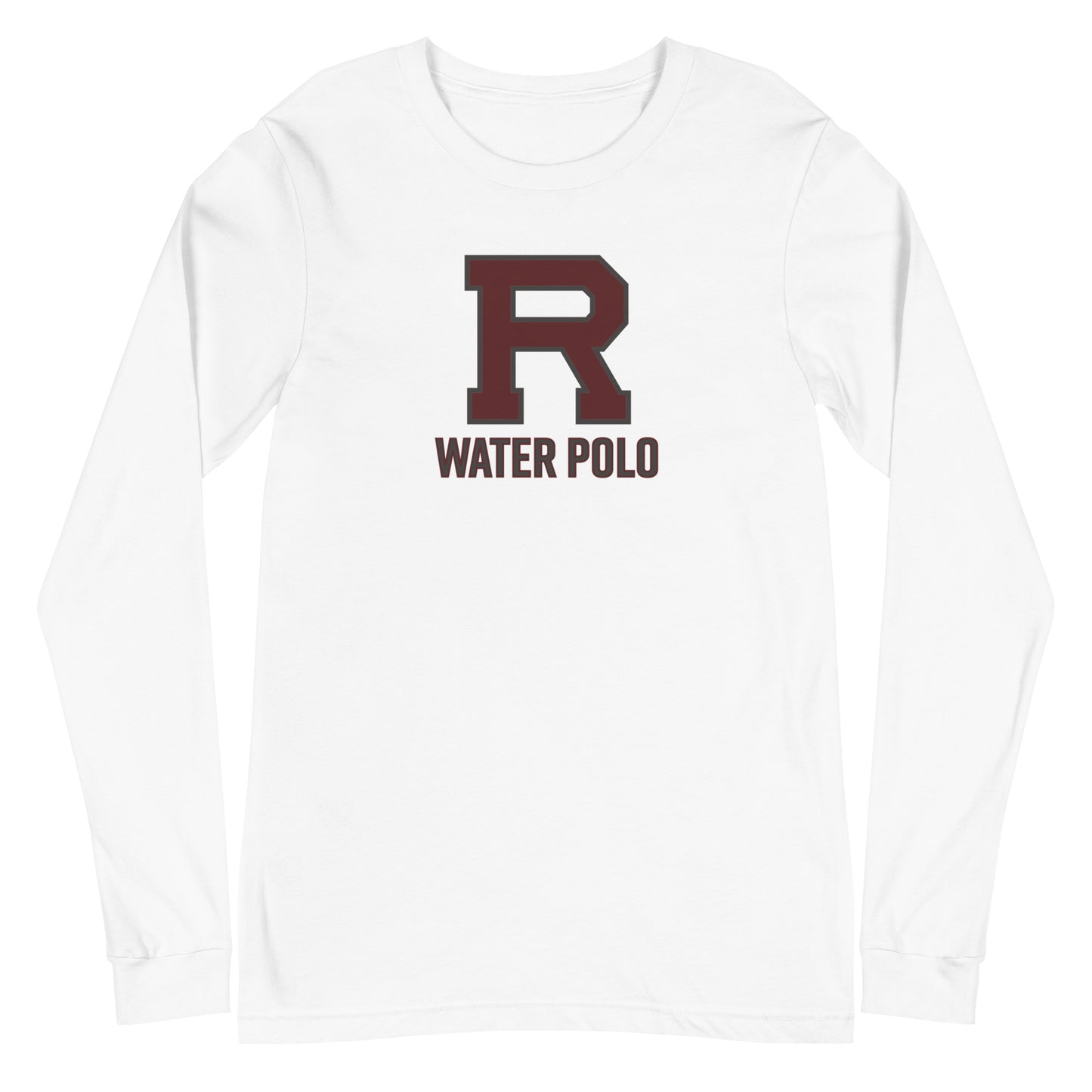 R Water Polo Outlined Unisex Long Sleeve Tee