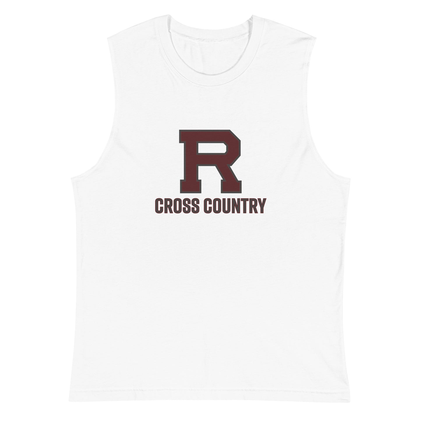 R Cross Country Outlined Muscle Shirt