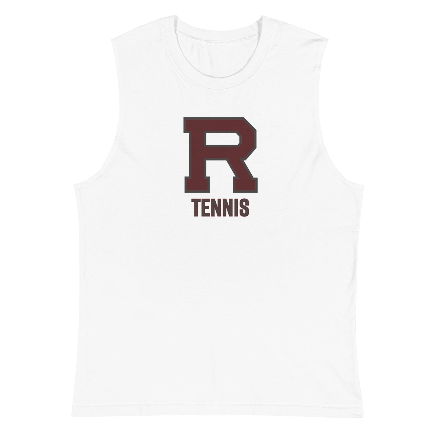 R Tennis Outlined Muscle Shirt