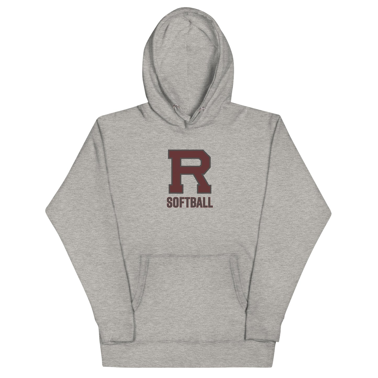 R Softball Outlined Unisex Hoodie