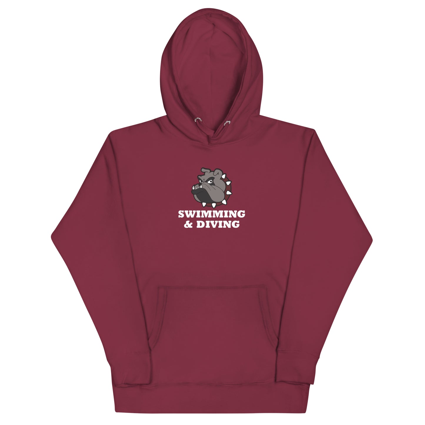 Bulldogs Swimming & Diving Unisex Hoodie