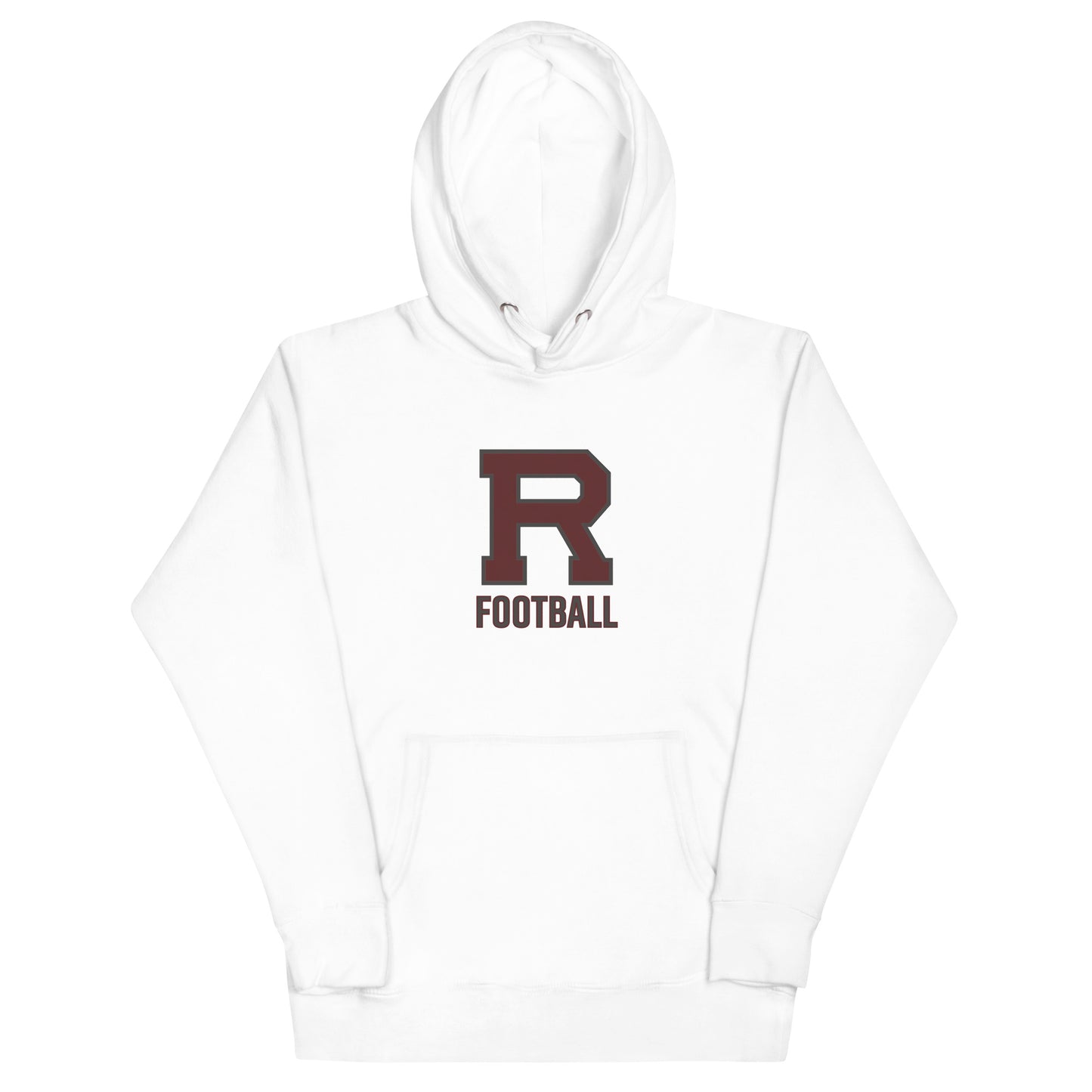 R Football Outlined Unisex Hoodie