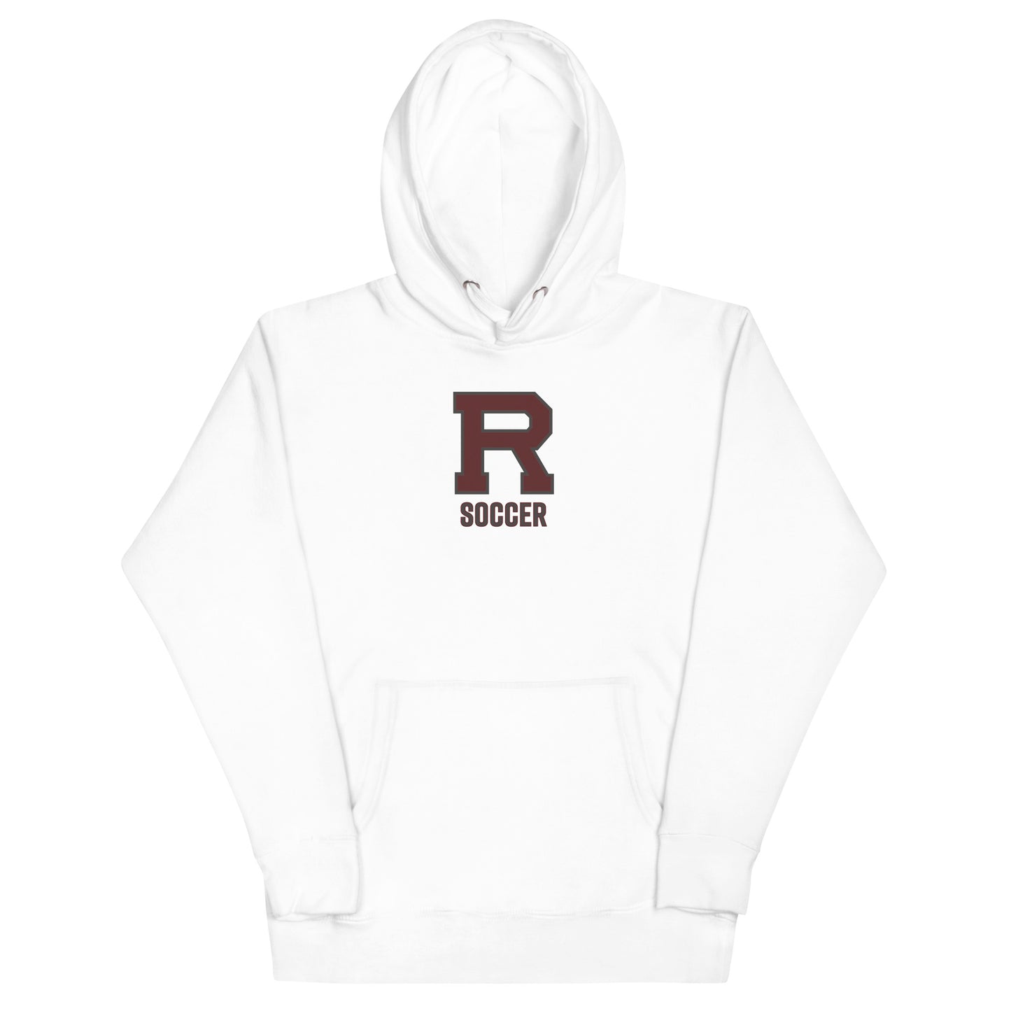 R Soccer Outlined Unisex Hoodie