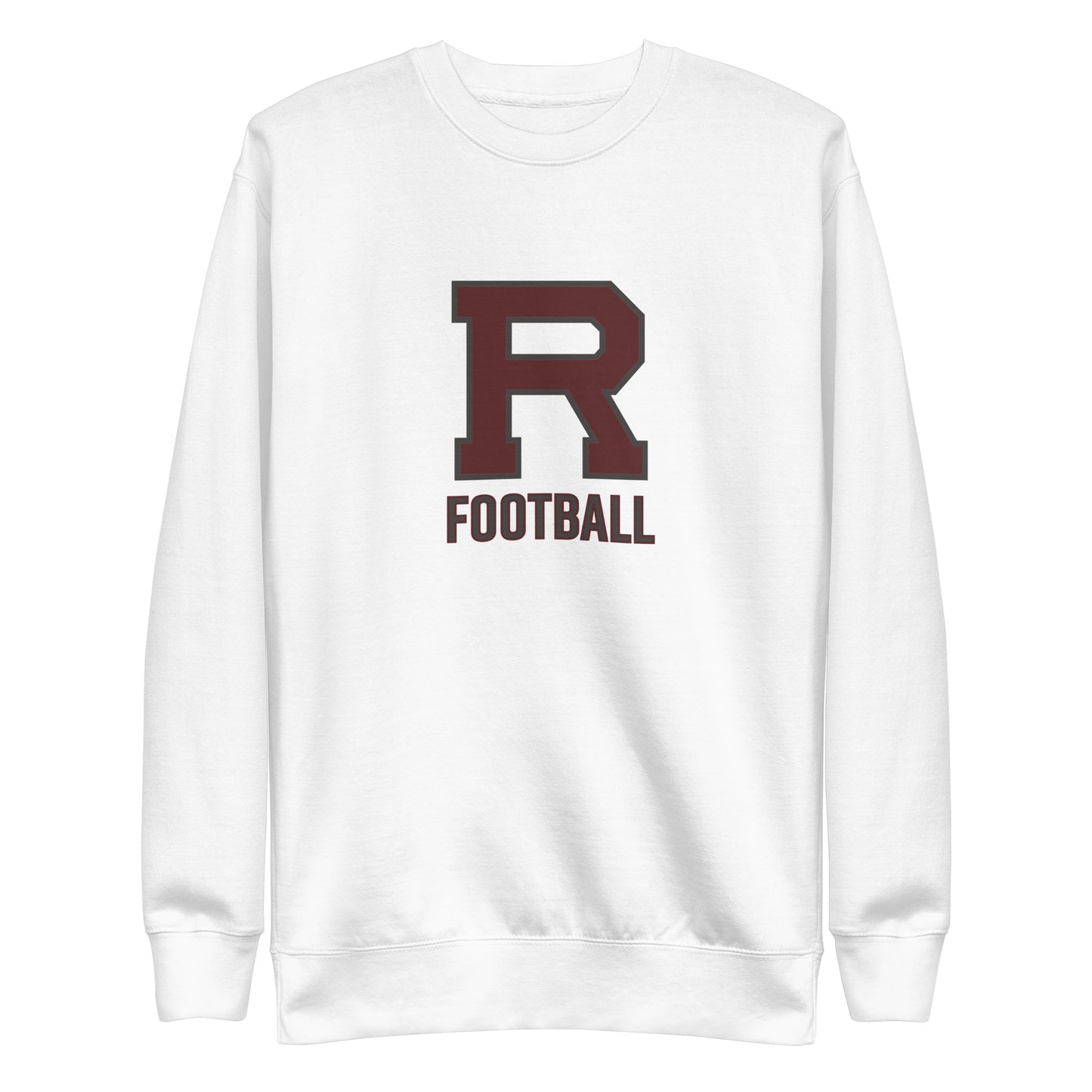 R Football Outlined Unisex Premium Sweatshirt