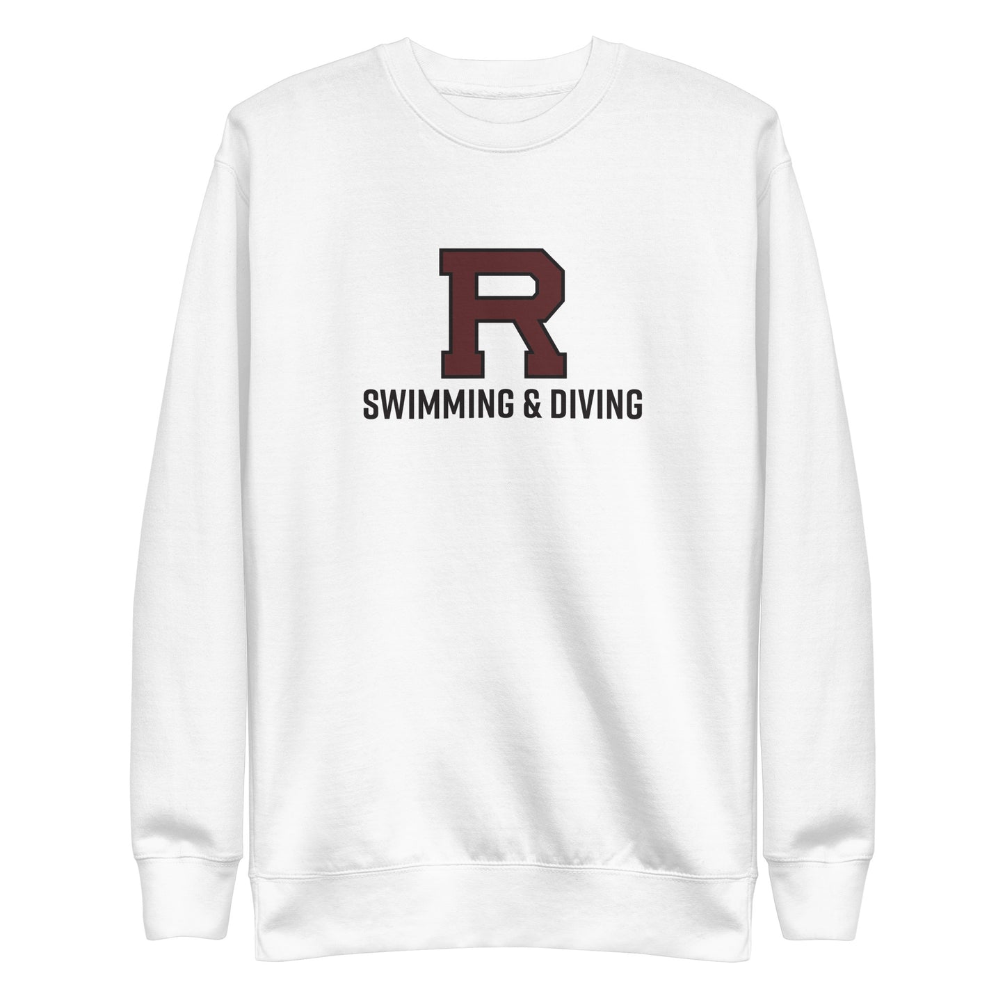 R Swimming & Diving Unisex Premium Sweatshirt