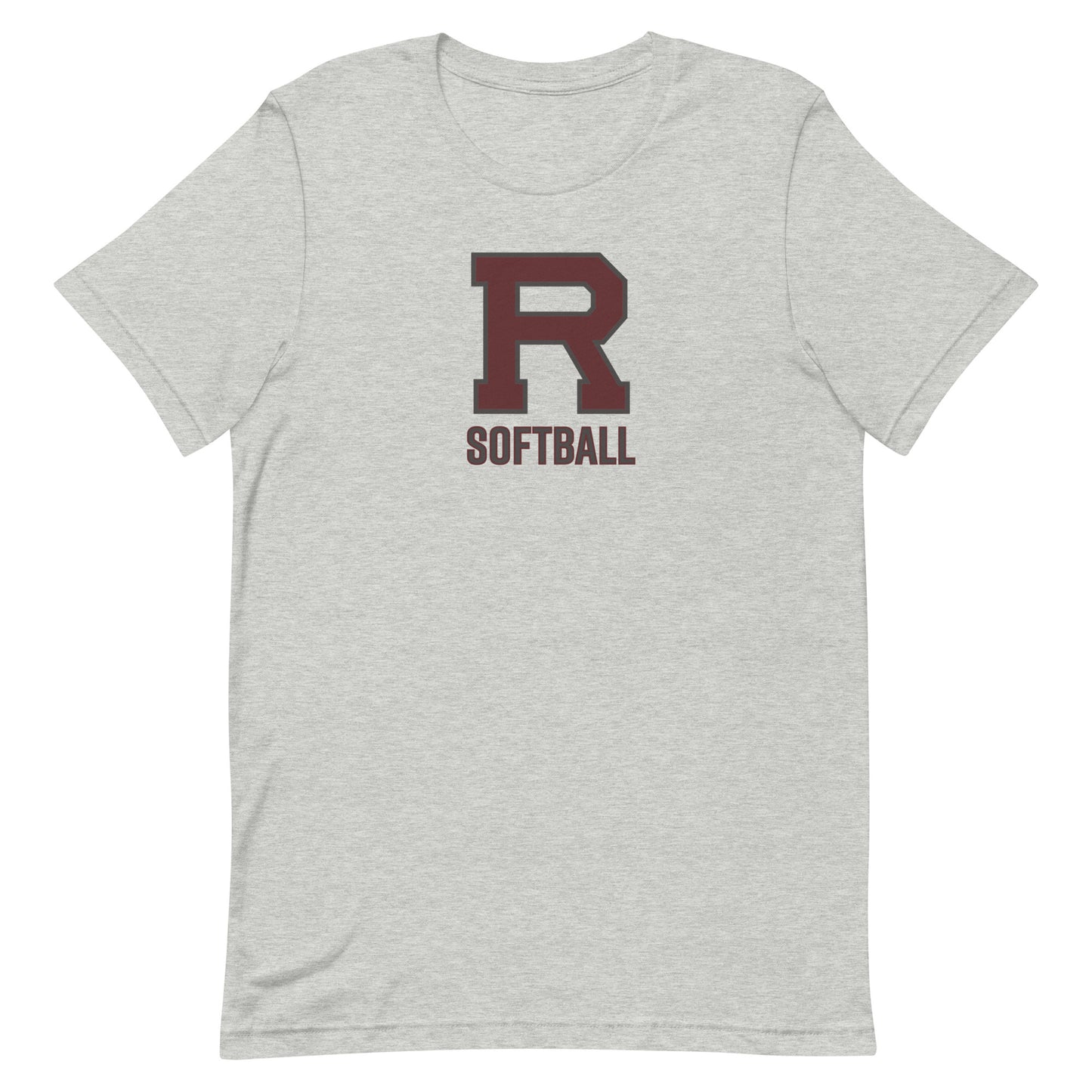 R Softball Outlined Unisex t-shirt