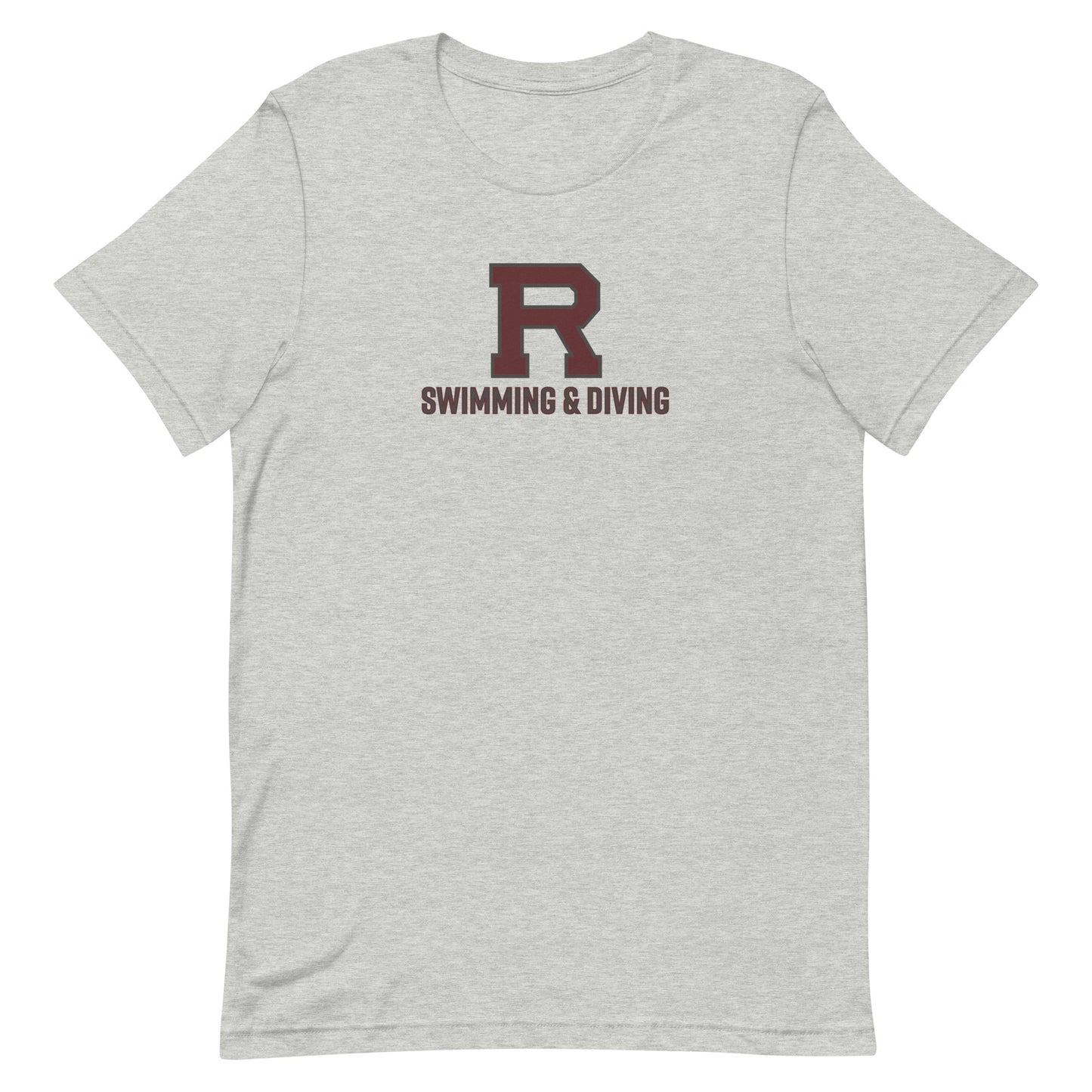 R Swimming & Diving Outlined Unisex t-shirt