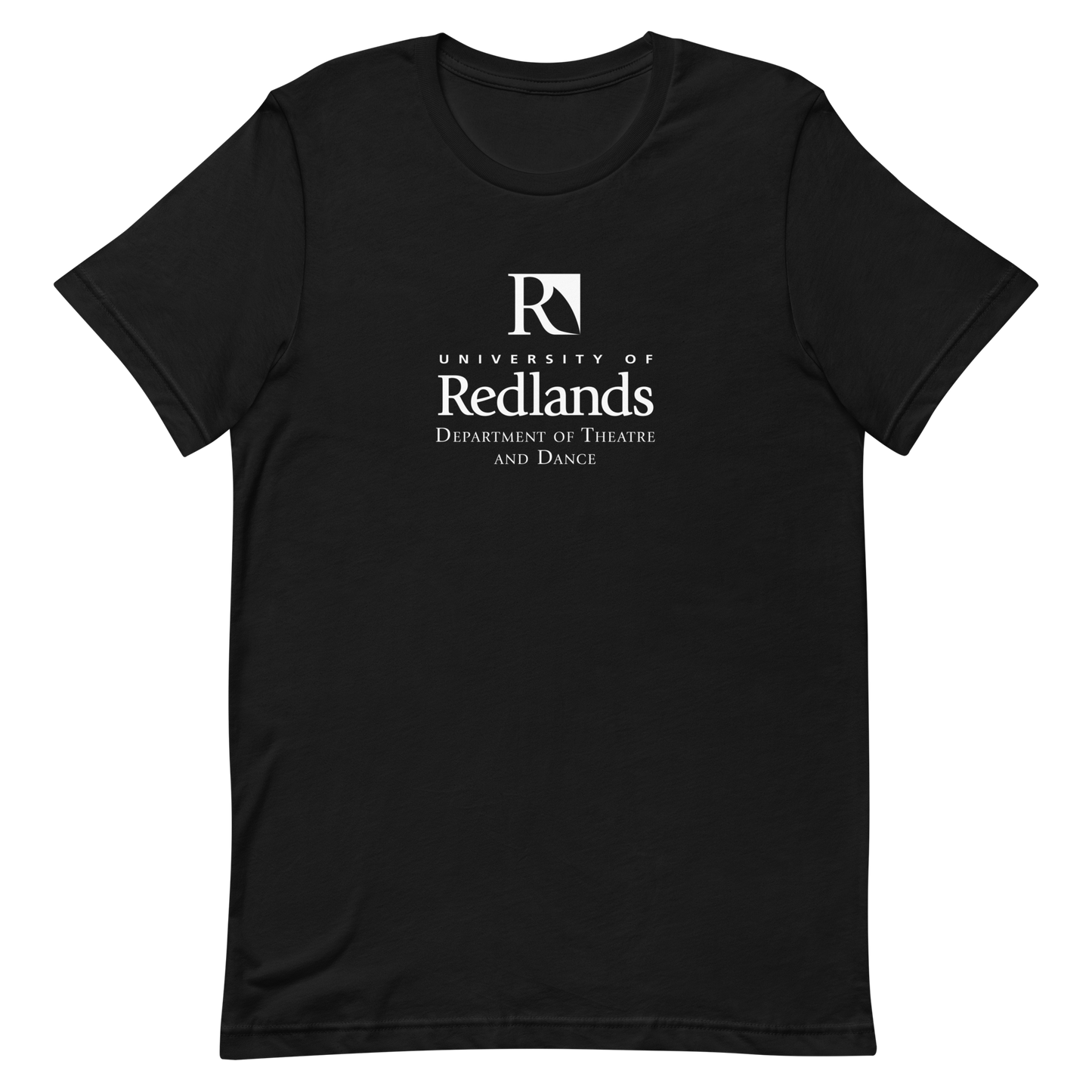 Redlands Department of Theatre and Dance Unisex t-shirt