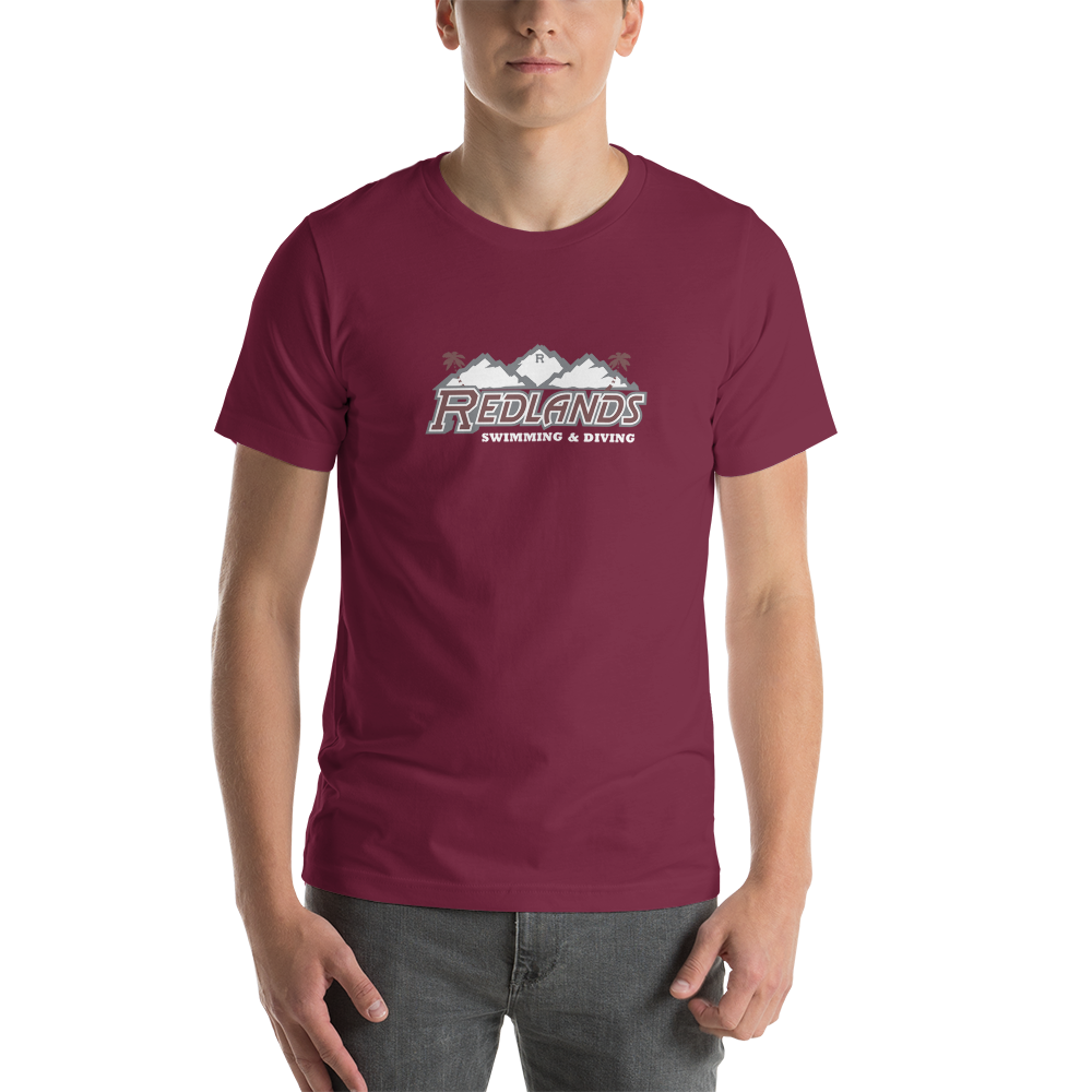 Redlands Swimming and Diving Unisex t-shirt