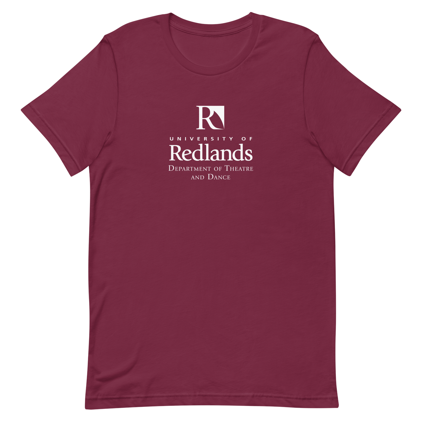 Redlands Department of Theatre and Dance Unisex t-shirt