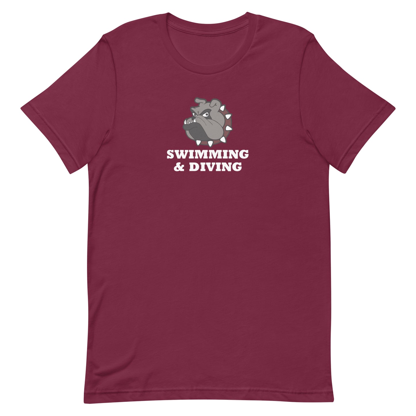 Bulldogs Swimming & Diving Unisex t-shirt