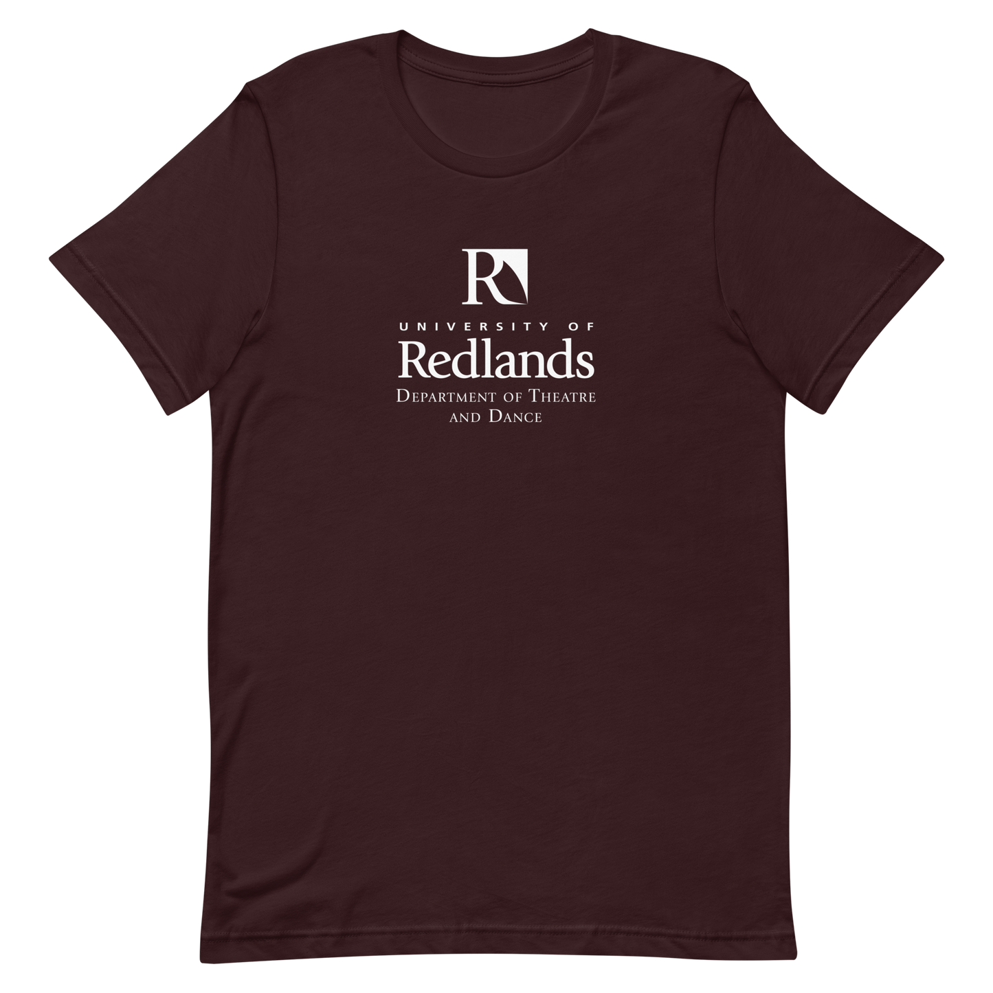 Redlands Department of Theatre and Dance Unisex t-shirt