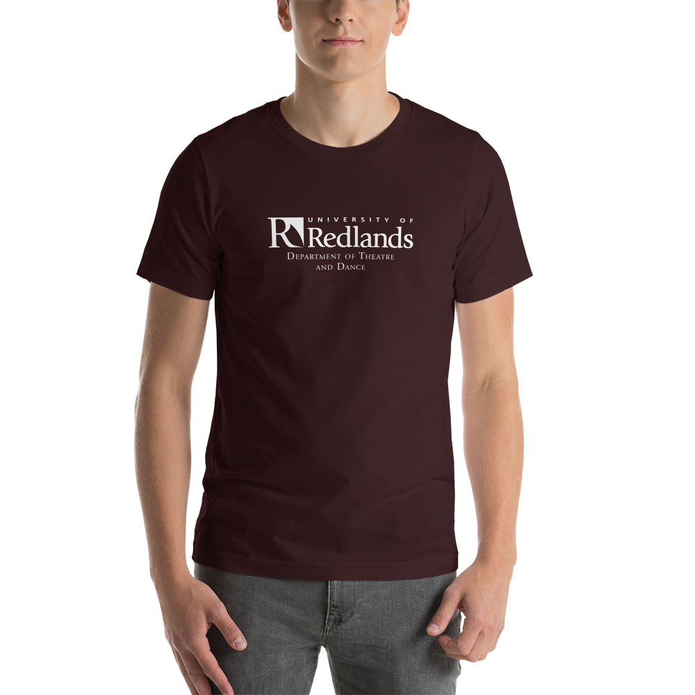 Redlands Department of Theatre and Dance Unisex t-shirt