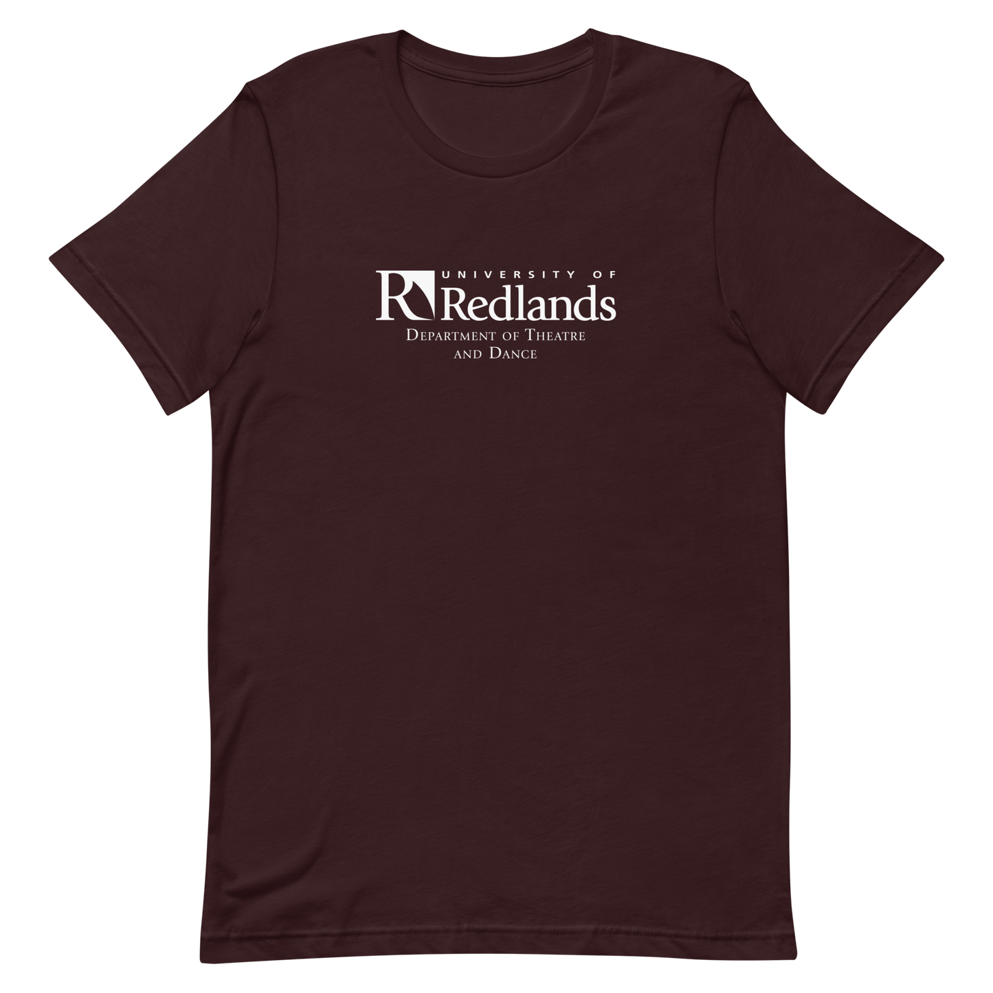 Redlands Department of Theatre and Dance Unisex t-shirt