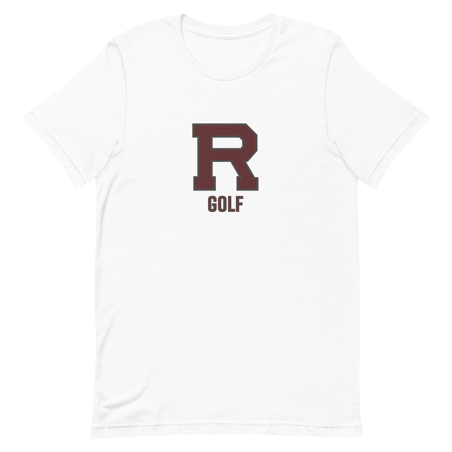 R Golf Outlined Unisex t-shirt