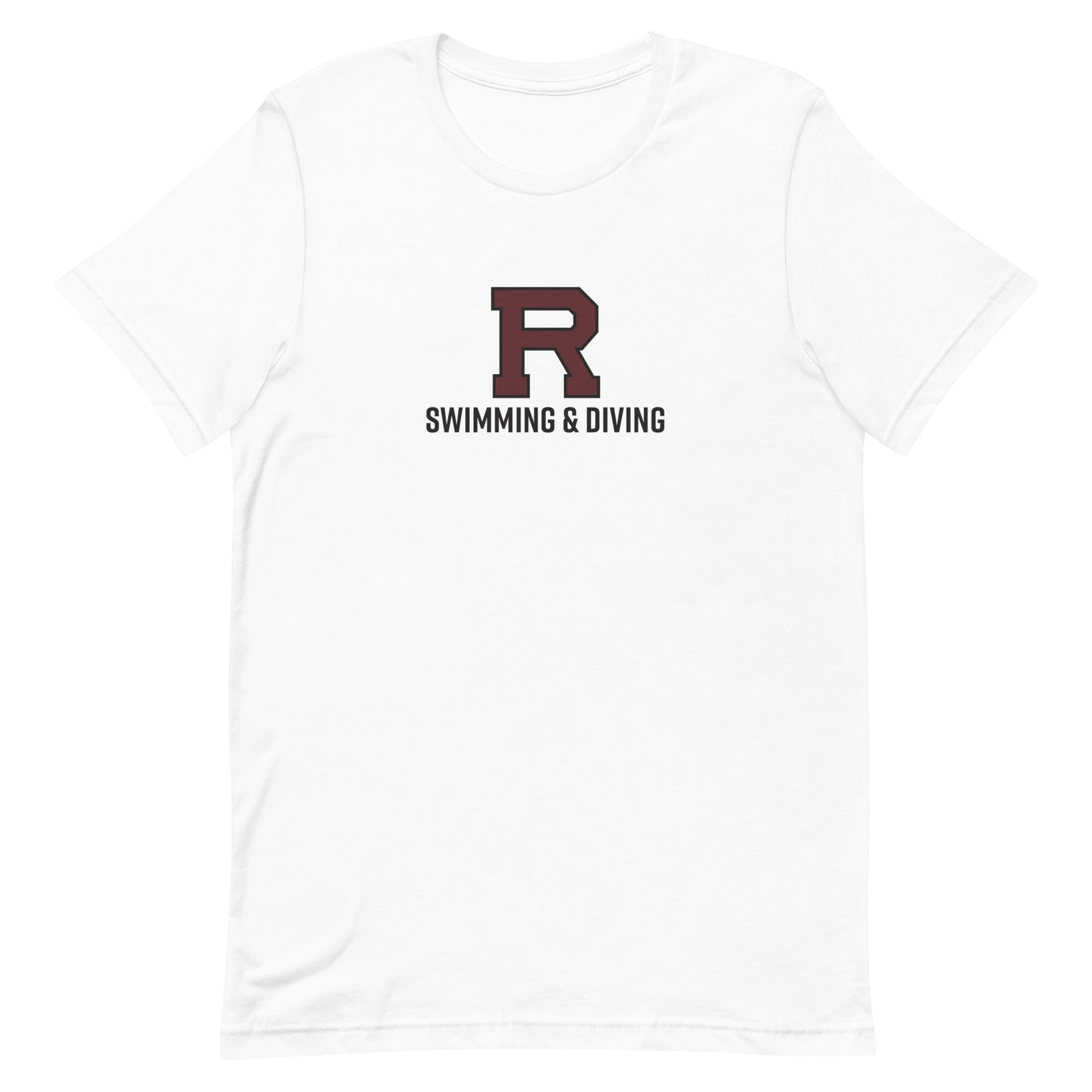 R Swimming & Diving Unisex t-shirt