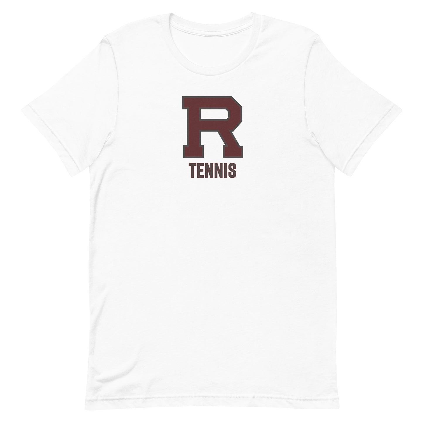 R Tennis Outlined Unisex t-shirt